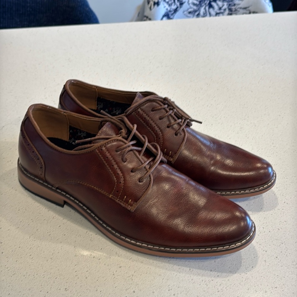 Steve Madden Men’s Dress Shoes - Brown/Burgundy - 11